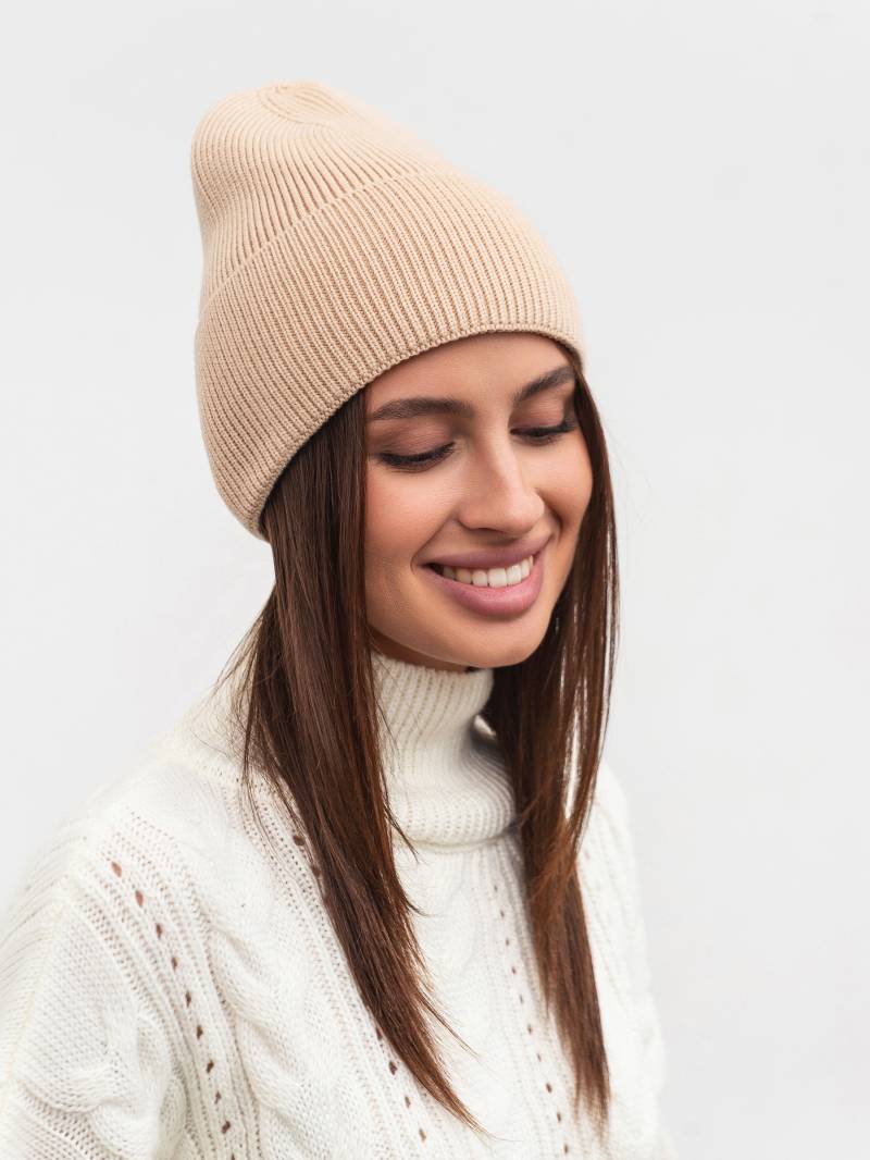 Шапка "Бейс" Romashka, Бежевый 19802