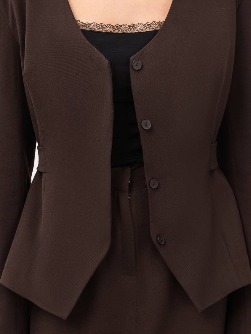 Пиджак "Мангеттен" Romashka, Коричневый, L|ХL 19997