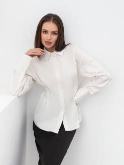 Рубашка "Акцентная" Romashka, Белый, M|L 17409