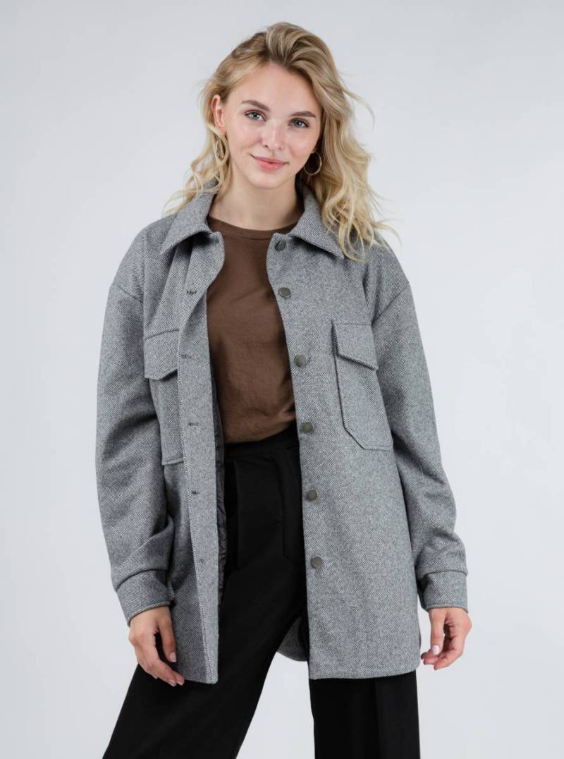 Куртка-рубашка "Спрингфилд" Romashka, Серый, XS|S 10403