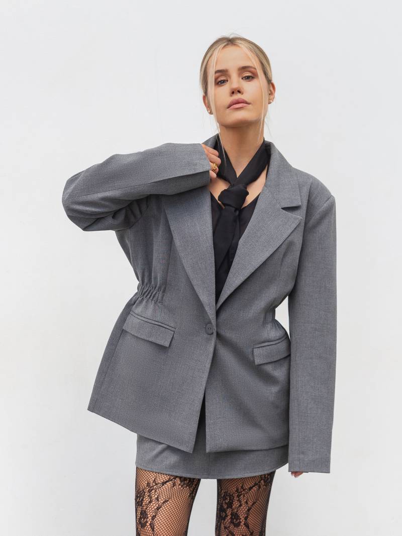Пиджак "Фрейм" Romashka, Серый, XS|S 20054