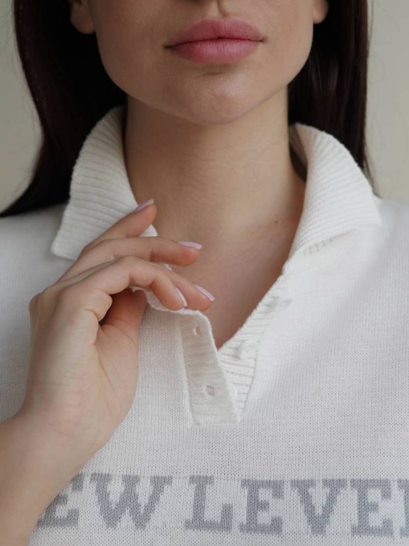 Платье-поло «Роклин» Romashka, Молочный+, One size 15311