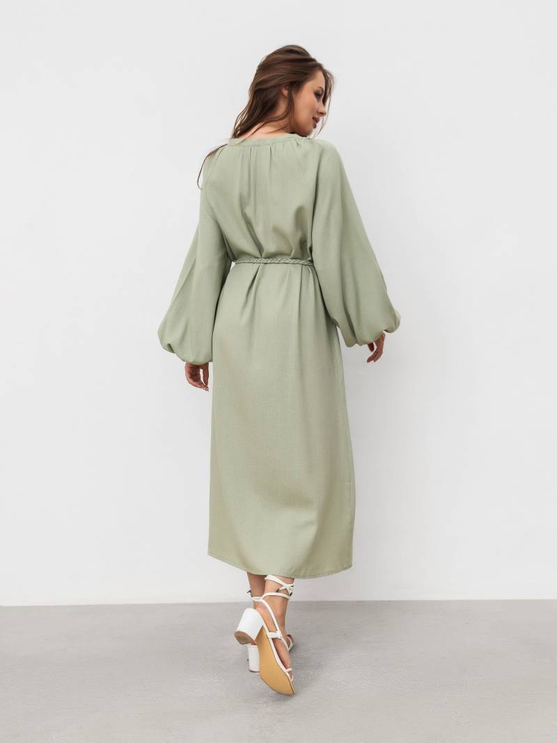 Платье миди «Лейте» Romashka, Фисташковый, L|XL 17865