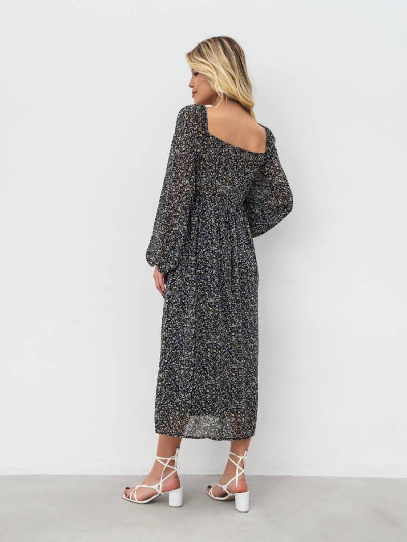 Платье «Индонезия» Romashka, Черный, S|M 16165