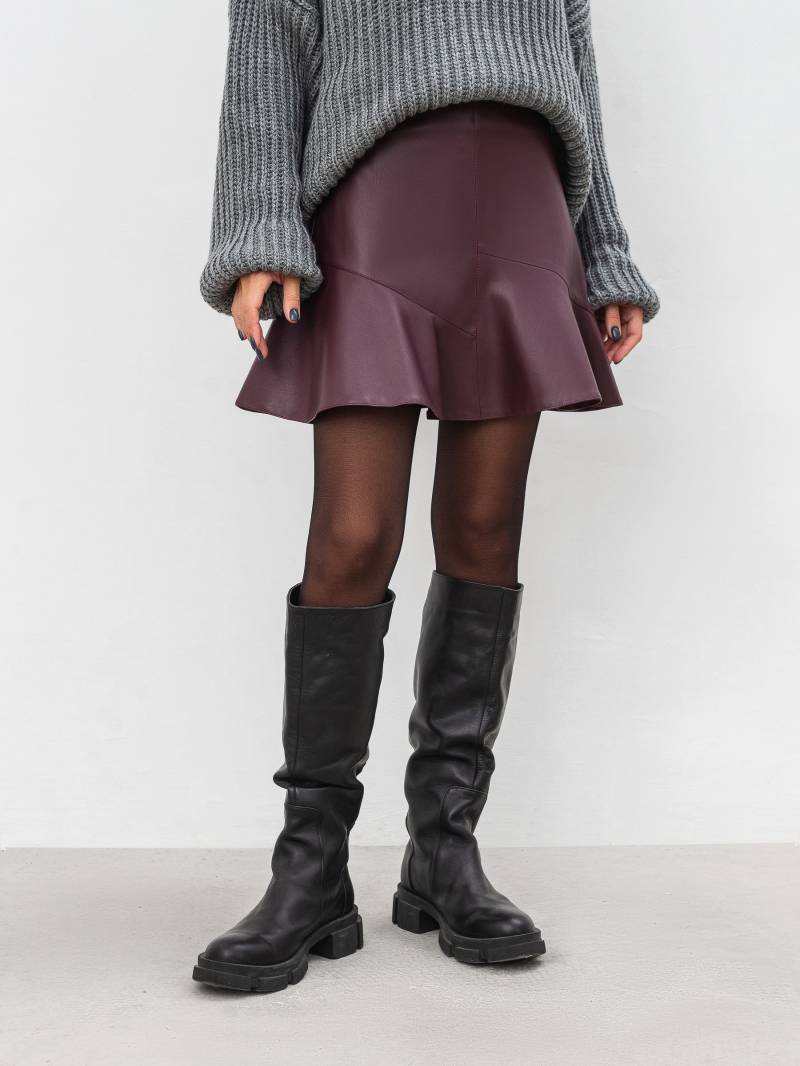 Юбка мини "Минден" Romashka, Бордовый, S 18503