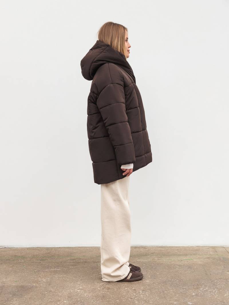 Куртка-одеяло "Гренландия" Romashka, Шоколадный, M|L 19813