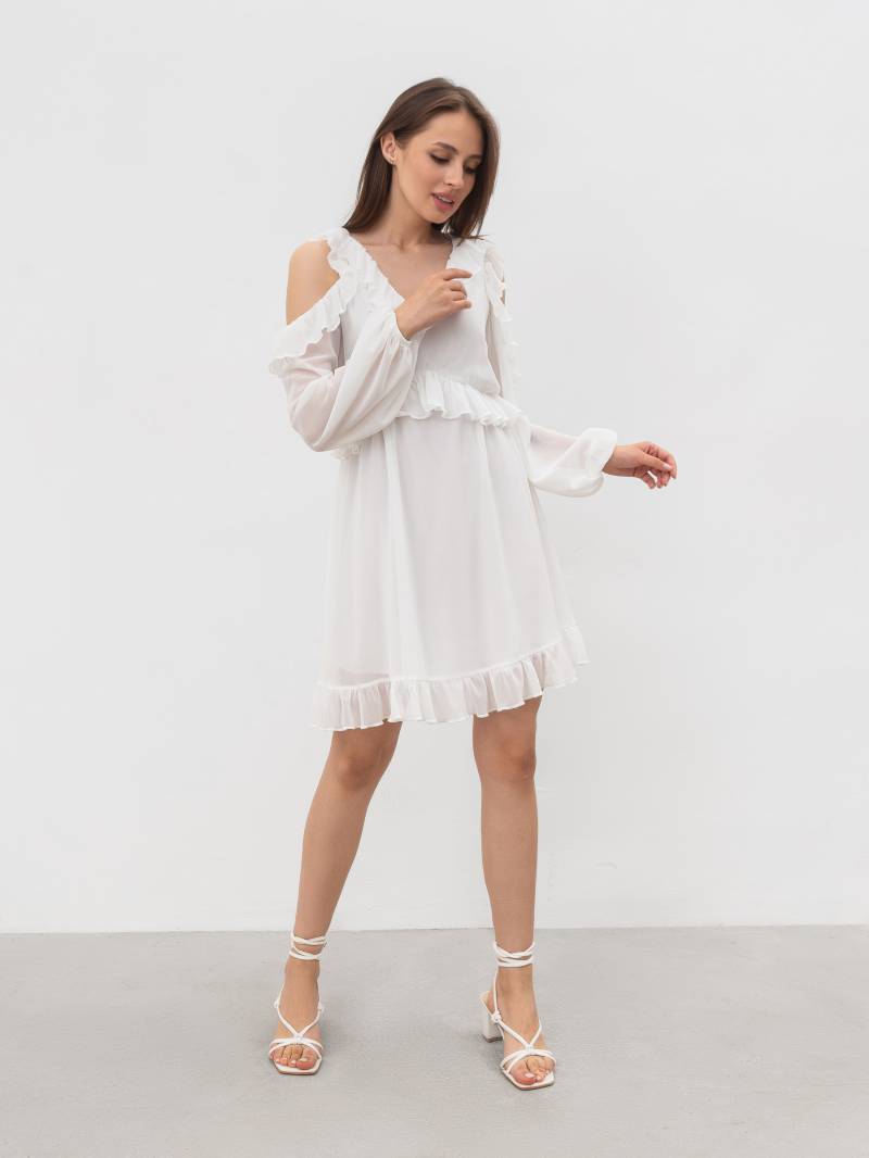 Платье «Корше» Romashka, Белый, M|L 17332