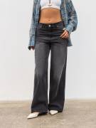 Джинсы &quot;Вейв&quot; Romashka, Темно-серый, L 19655