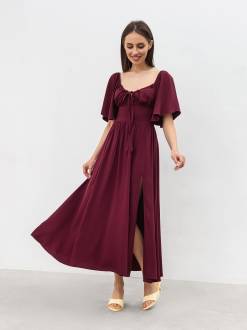 Платье "Аврора" Romashka, Бордовый, L|XL 19212