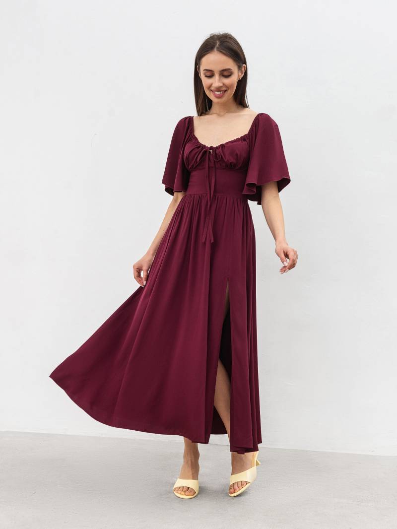 Платье "Аврора" Romashka, Бордовый, L|XL 19212
