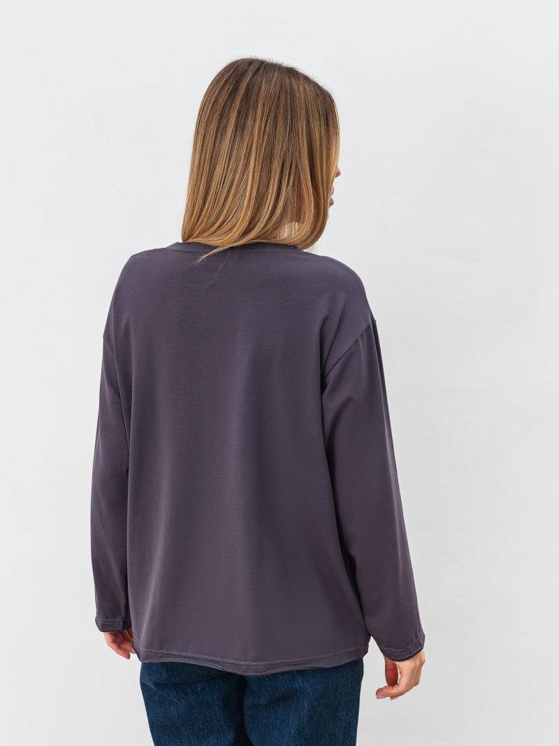 Лонг "Вайб" Romashka, Серый, XS|S 18832