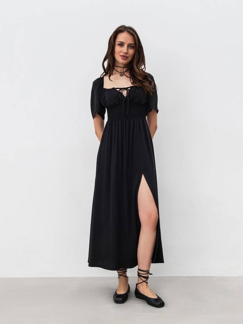 Платье "Флоренция" Romashka, Черный, S|M 17792