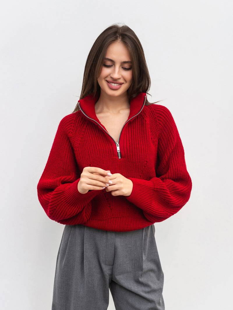 Свитер  «Юкон» Romashka, Красный, One size 19821