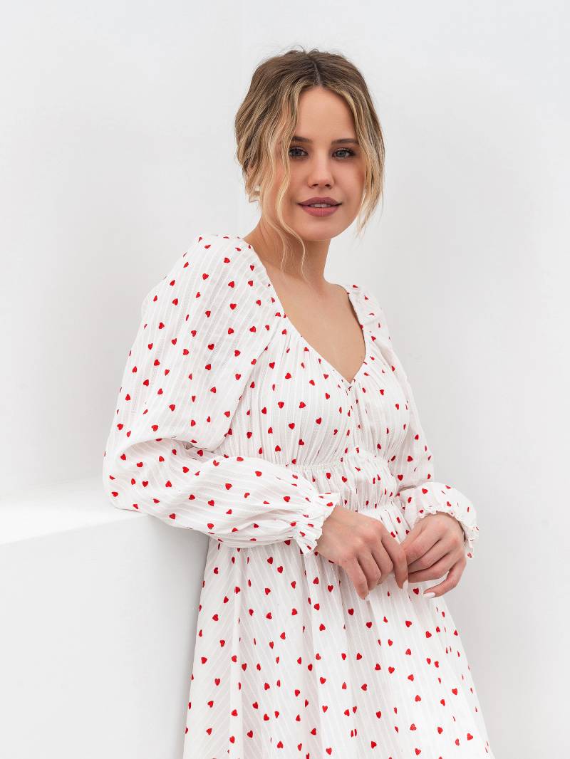 Платье "Бетани" Romashka, Белый+, L|XL 17862