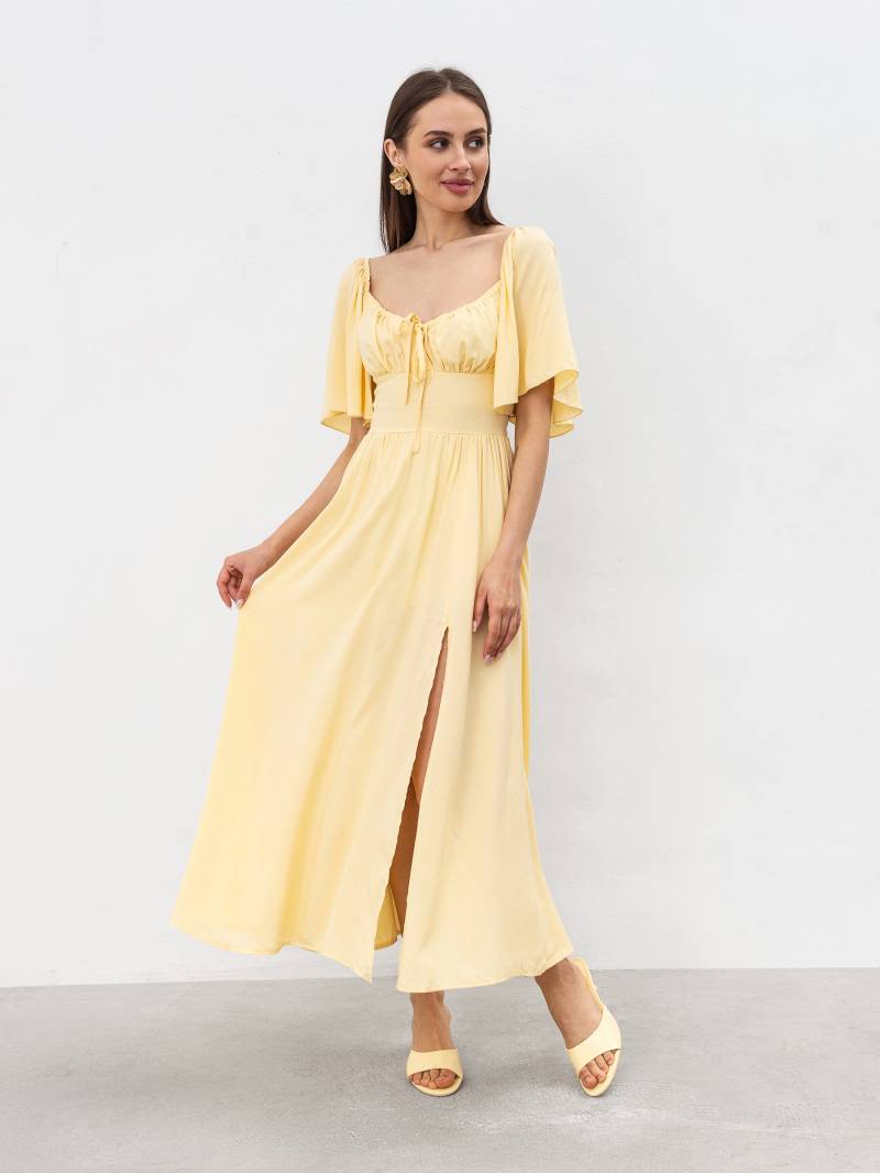 Платье "Аврора" Romashka, Желтый, M|L 19219