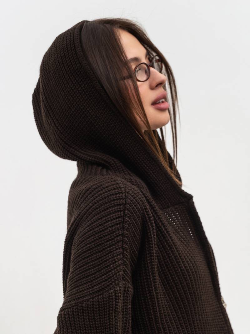 Кардиган "Коузи" Romashka, Коричневый, One size 19818