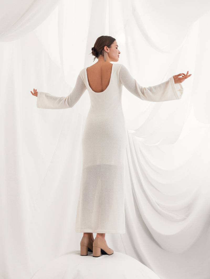 Платье "Мескиана" Romashka, Молочный, S|M 17630