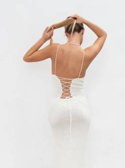 Платье "Майами" Romashka, Молочный, XS|S 17942