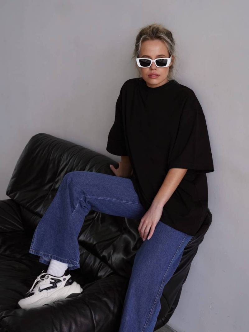 Футболка "Мойта" Romashka, Чёрный, One size, 15143