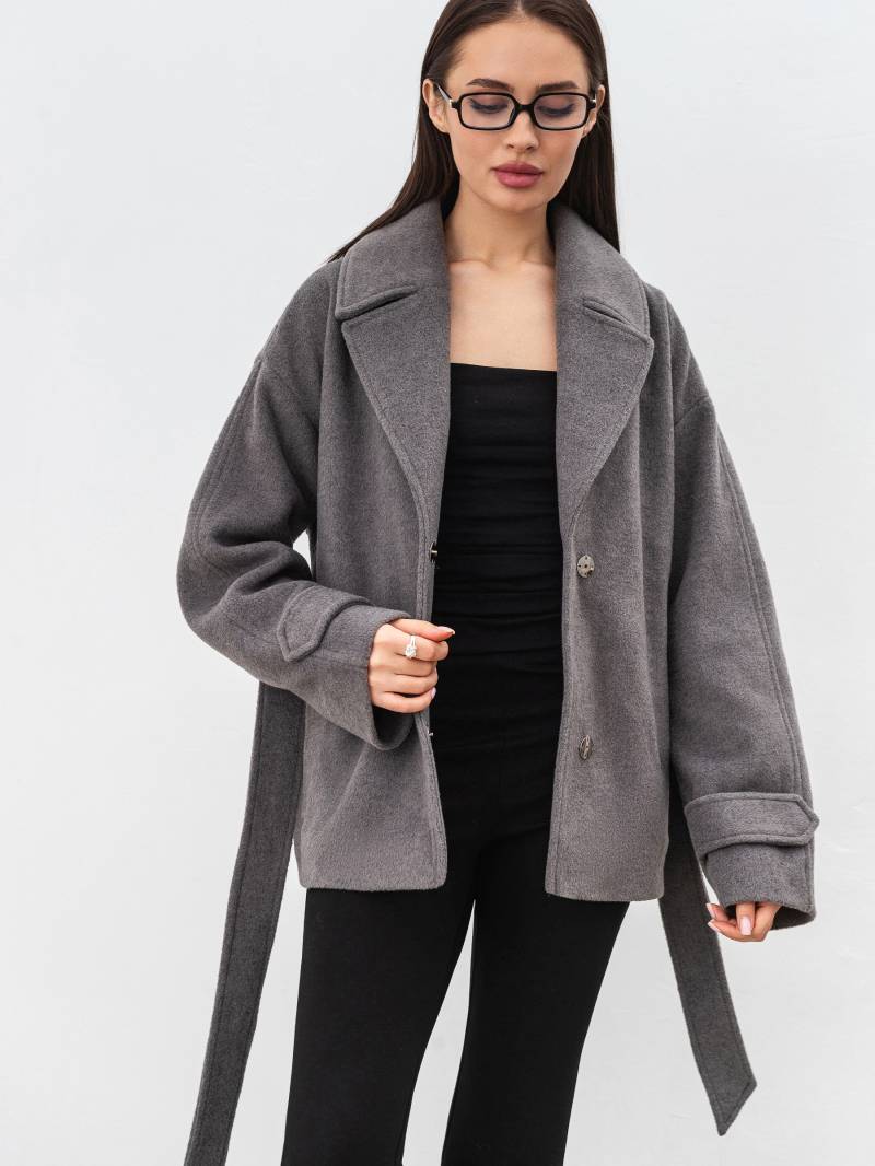 Пальто «Фельт» Romashka, Серый, L|XL 18864