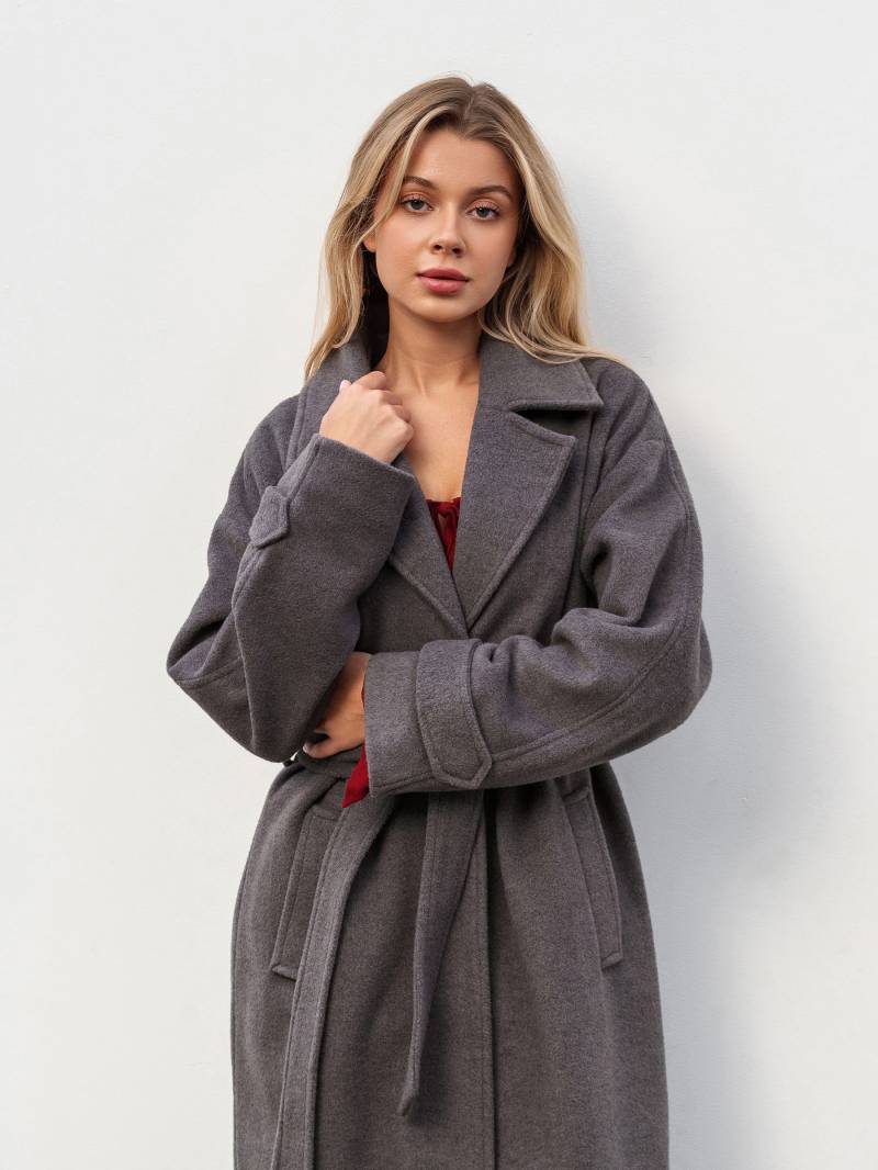 Пальто "Шейд" Romashka, Серый, XS|S 19621