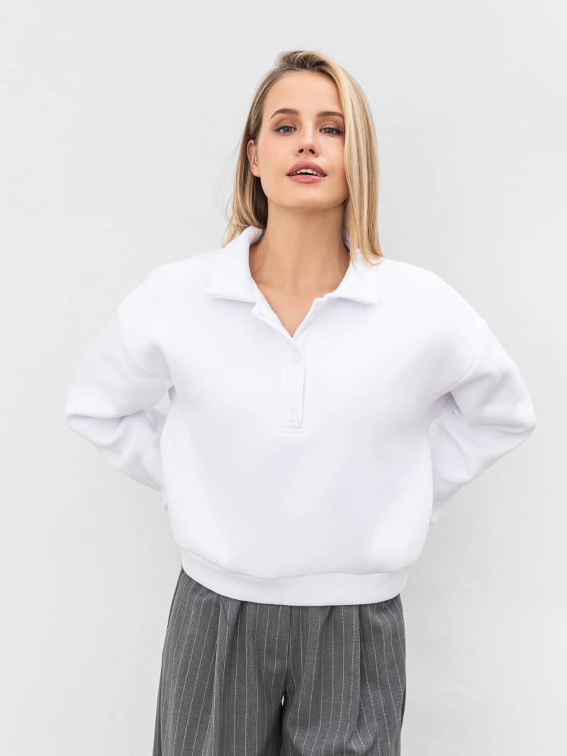 Свитшот "Бинли" Romashka, Белый, M|L 18730