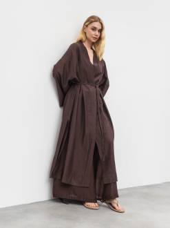 Кимоно "Мираж" Romashka, Коричневый, One size 20289