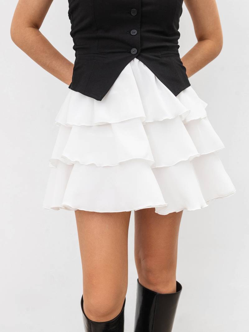 Юбка «Панакота» Romashka, Молочный, M|L 19224