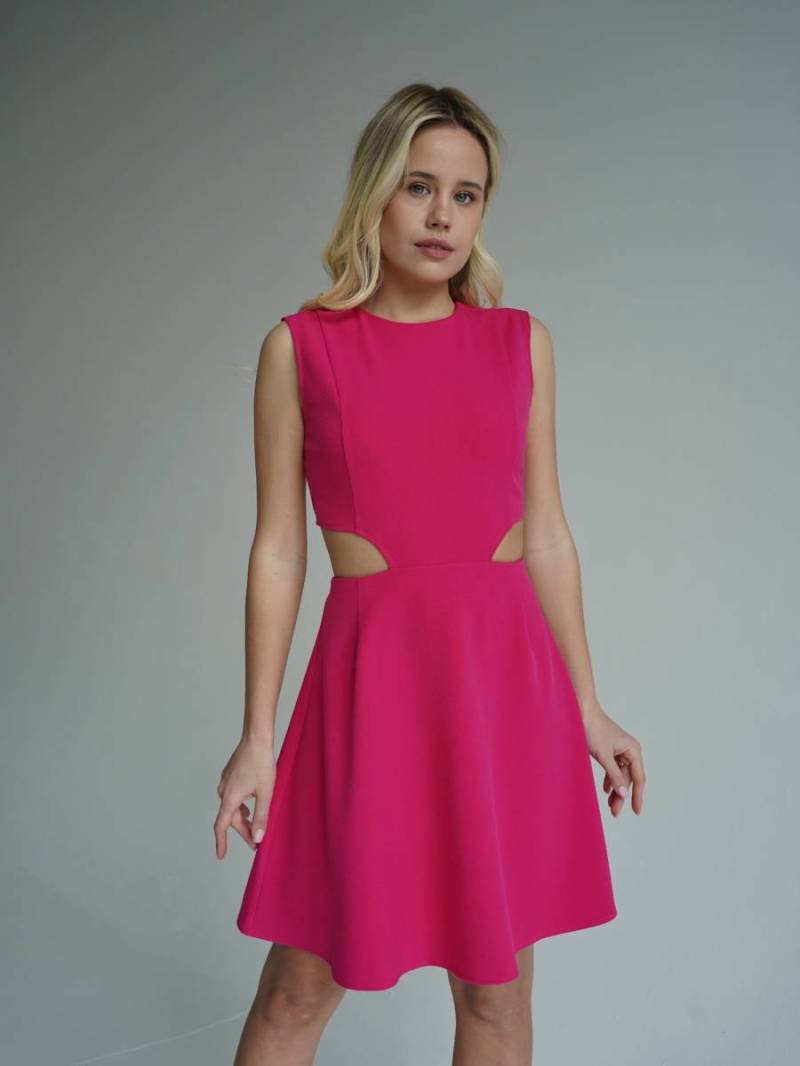 Платье "Блан" длины мини Romashka, Розовый, M 15420