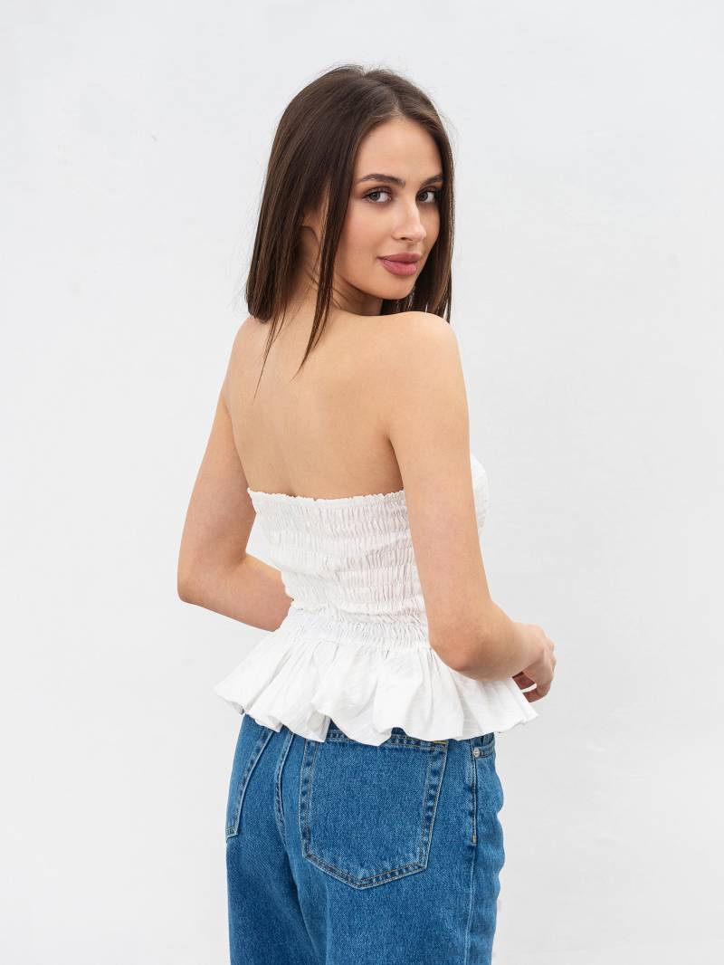 Топ "Жасмин" Romashka, Белый, M|L 19275