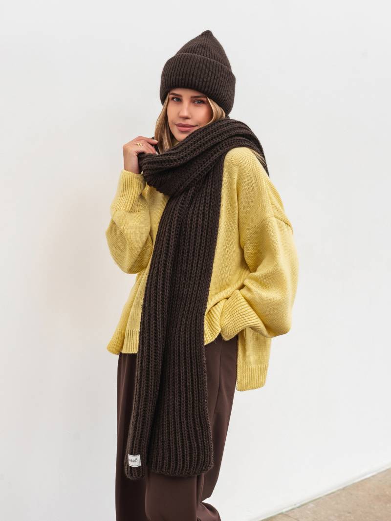 Шапка "Нанси" Romashka, Шоколадный 19763