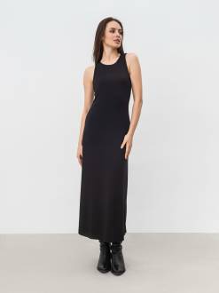 Платье "Лагос" Romashka, Черный, S|M 17393
