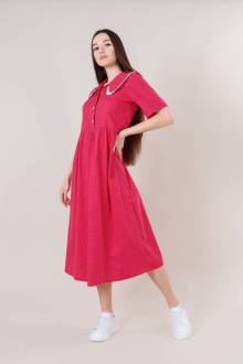 Платье "Кастилия" Romashka, Красный, S|M (9204)