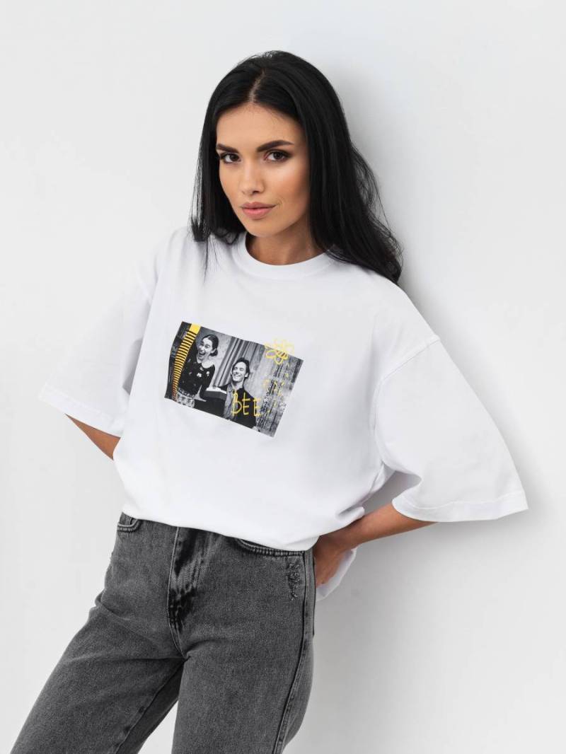 Футболка «Луиза» Romashka, Белый, One size 16339