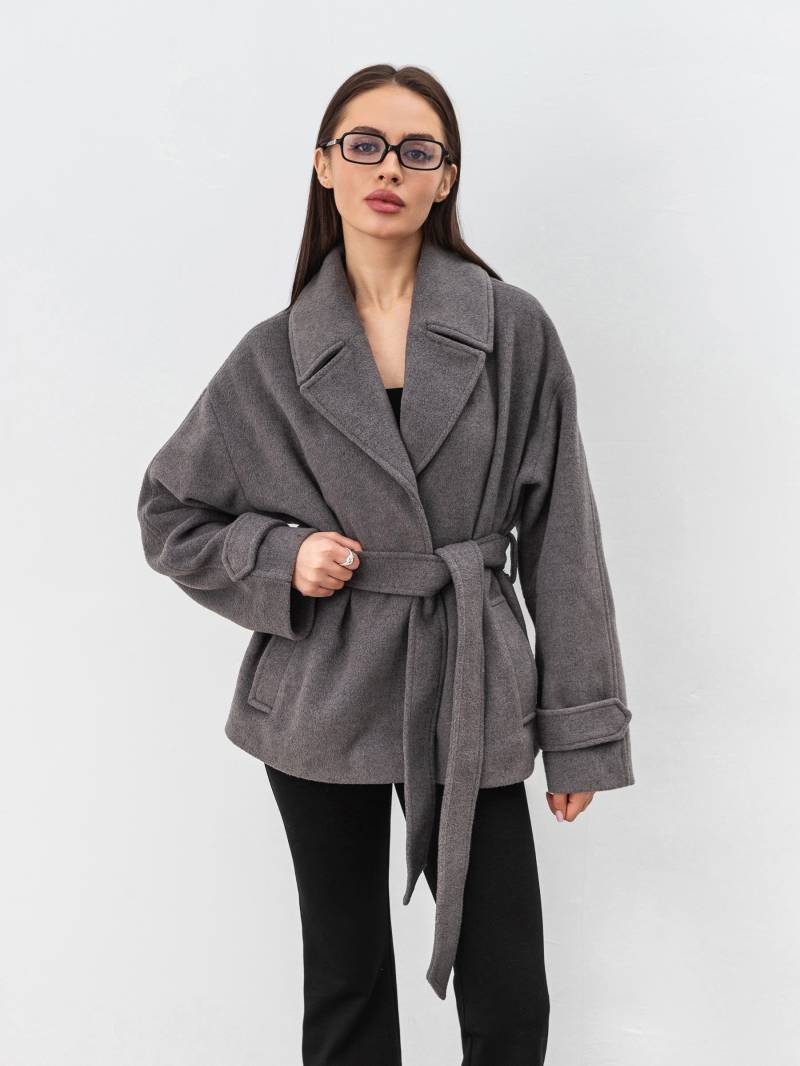Пальто «Фельт» Romashka, Серый, M|L 18863