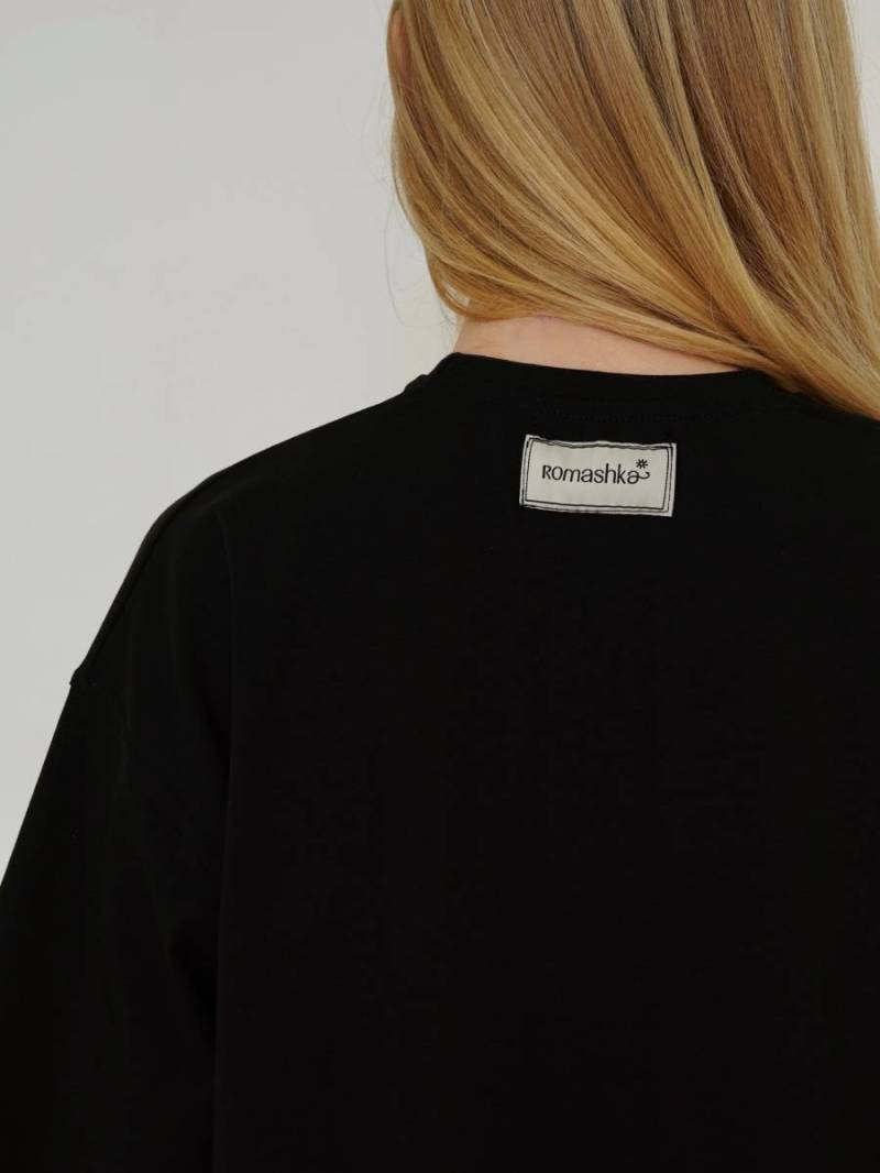 Платье-футболка «Арканзас» Romashka, Черный, One size 15457