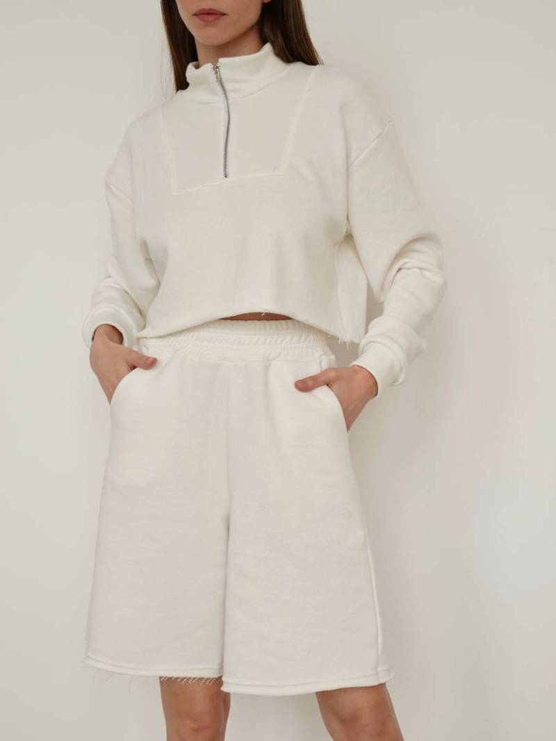 Спортивные шорты "Джуно" Romashka, Молочный, L 15542