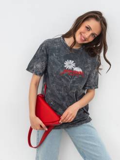 Вареная футболка «Катори» Romashka, Серый, S 17771