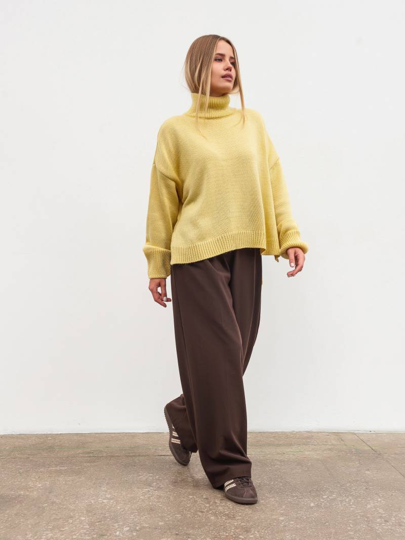 Свитер "Англия" Romashka, Желтый, One size 19759