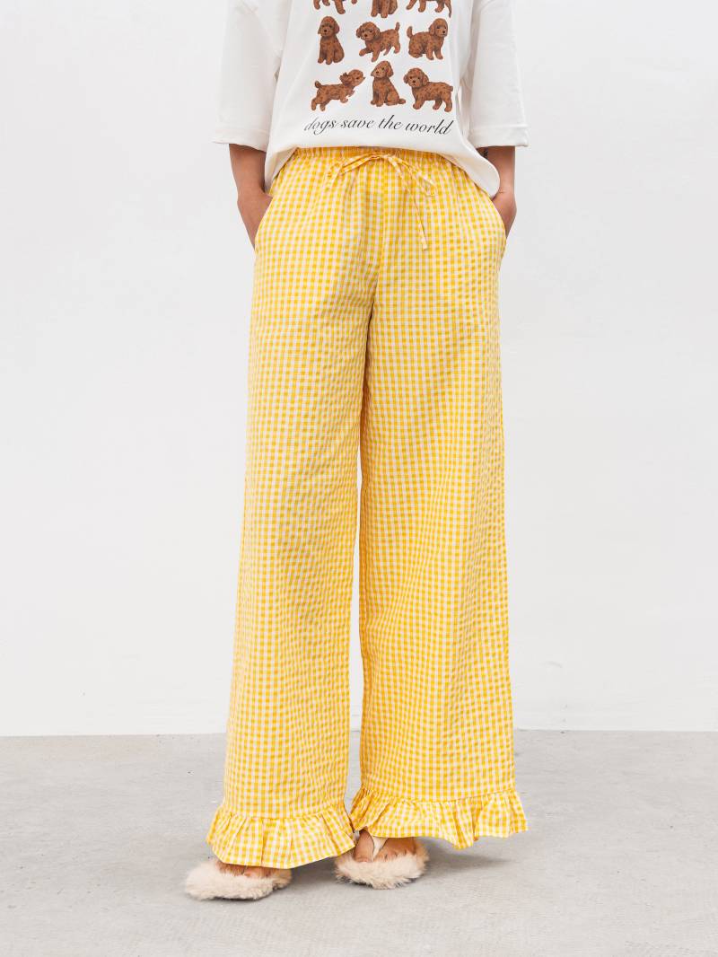 Штаны "Суфле" Romashka Желтый+, L 19435