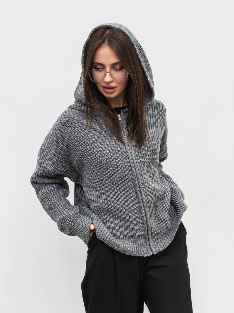 Кардиган "Коузи" Romashka, Серый, One size 19819