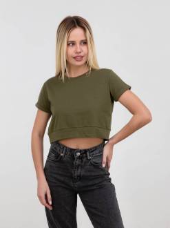 Кроп-топ "Реймс" Romashka, Хаки (1734)
