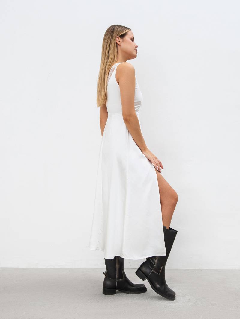 Платье миди "Нимфа" Romashka, Белый, S 19121