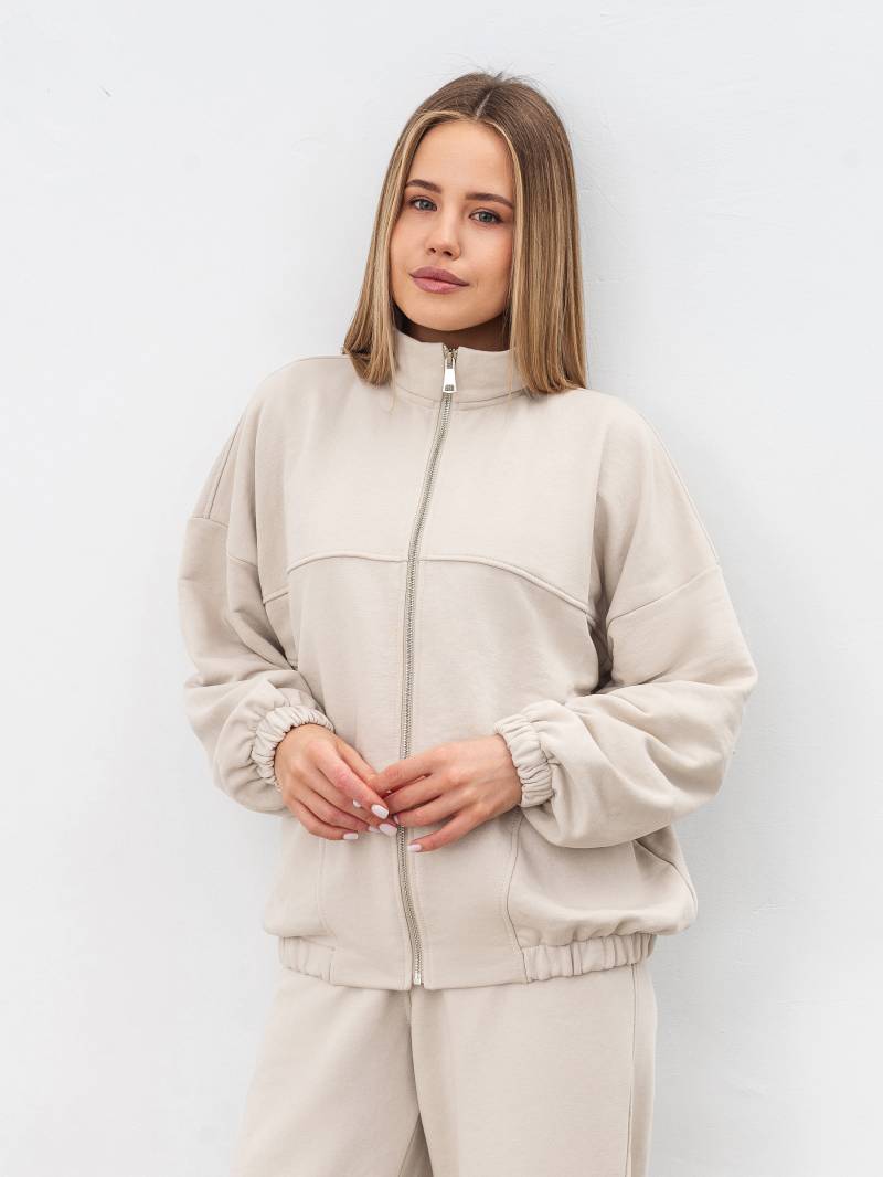 Бомбер "Бабл" Romashka, Бежевый, M|L 19185