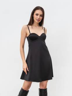 Платье "Сердечная" Romashka Черный, L 17378