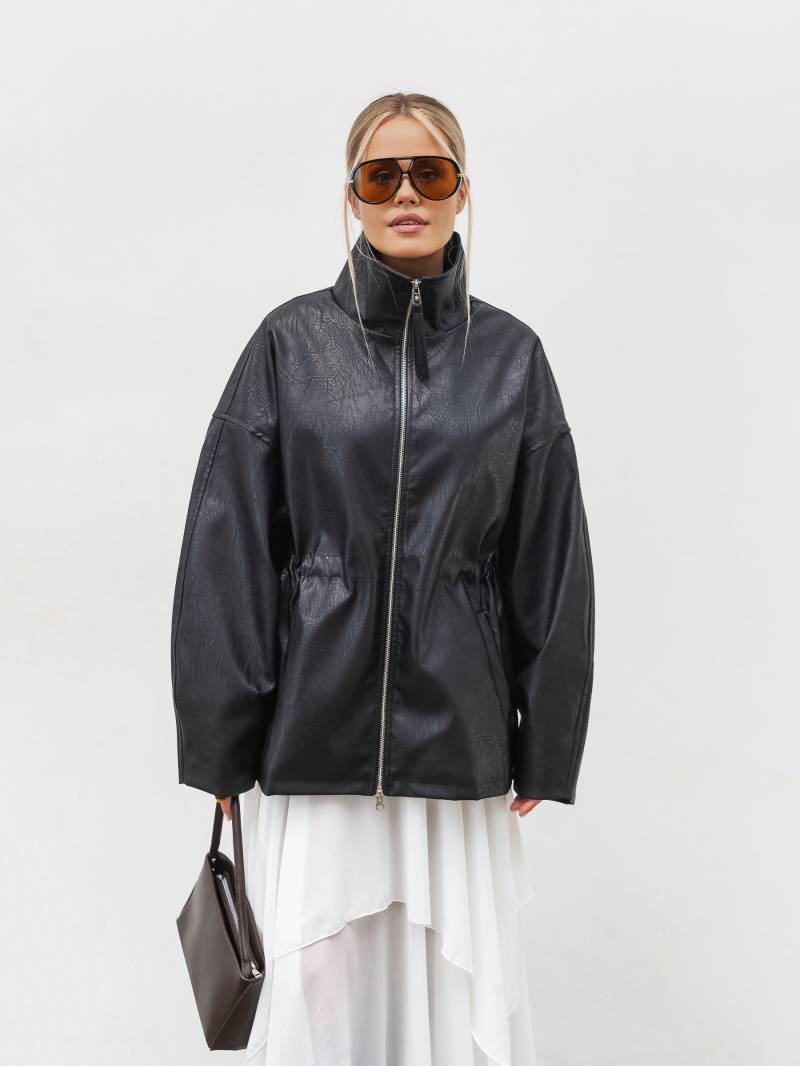 Куртка на кулиске "Дистрикт" Romashka, Черный, S|M 20086