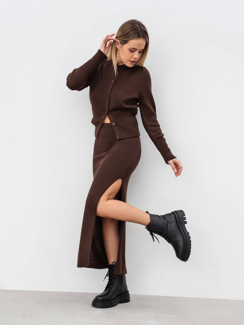 Юбка "Рибейра" Romashka, Коричневый, S|M 17692