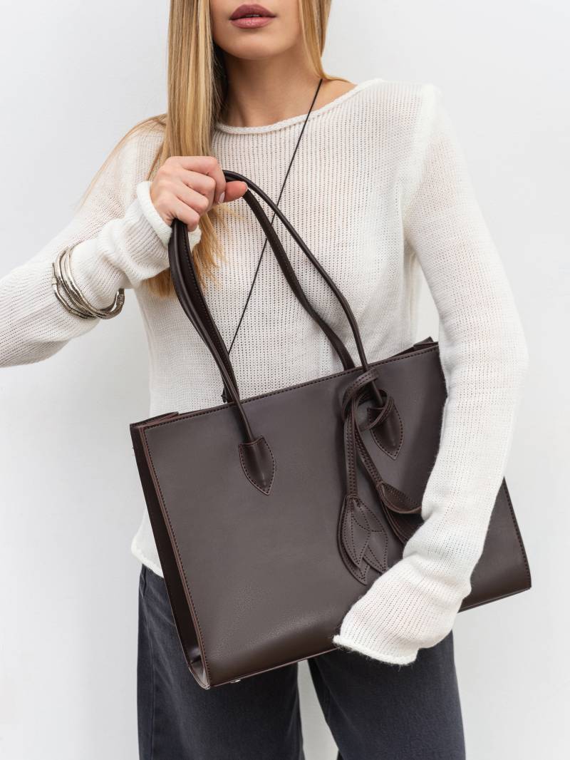 Сумка "Габриель" Romashka, Коричневый 19663