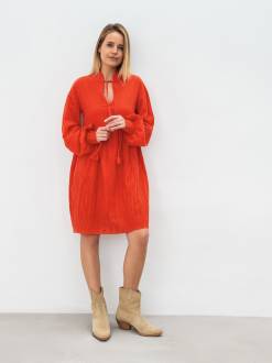 Платье "Авиньон" свободного кроя Romashka, Оранжевый, S|M 11119