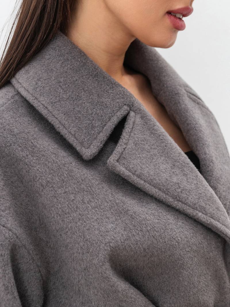 Пальто «Фельт» Romashka, Серый, M|L 18863